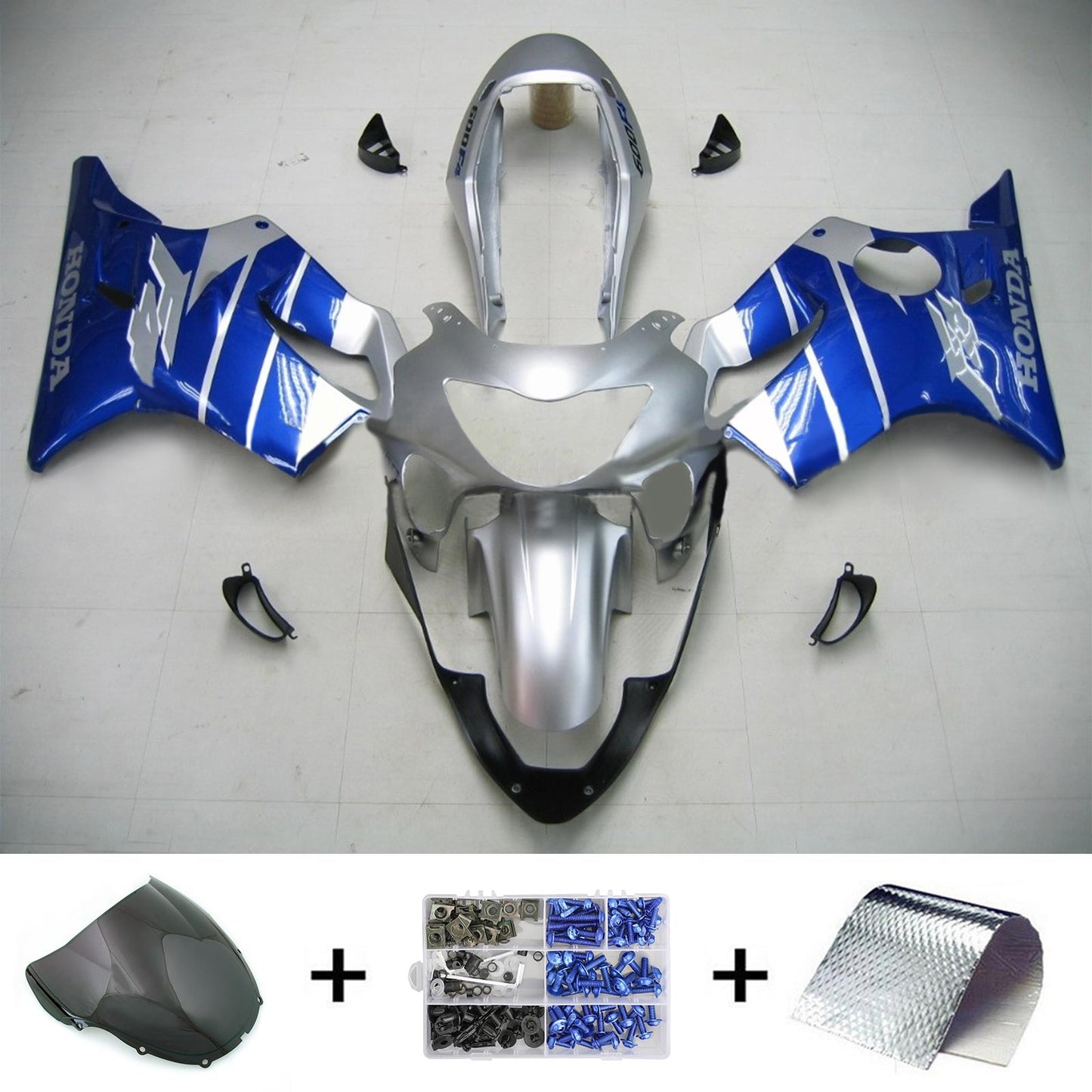 Amotopart Honda CBR600F4 1999-2000 Kit travestimento Body Plastic Abs