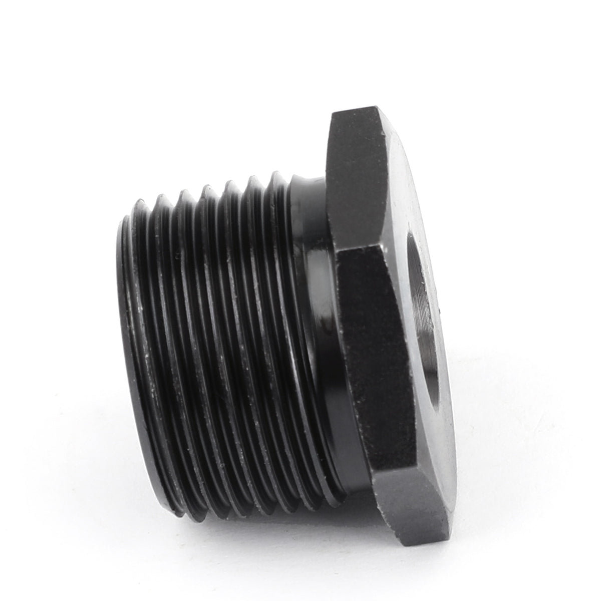 Nuovo adattatore filettato per filtro olio da 1/2-28 a 3/4 NPT più resistente dell'alluminio nero