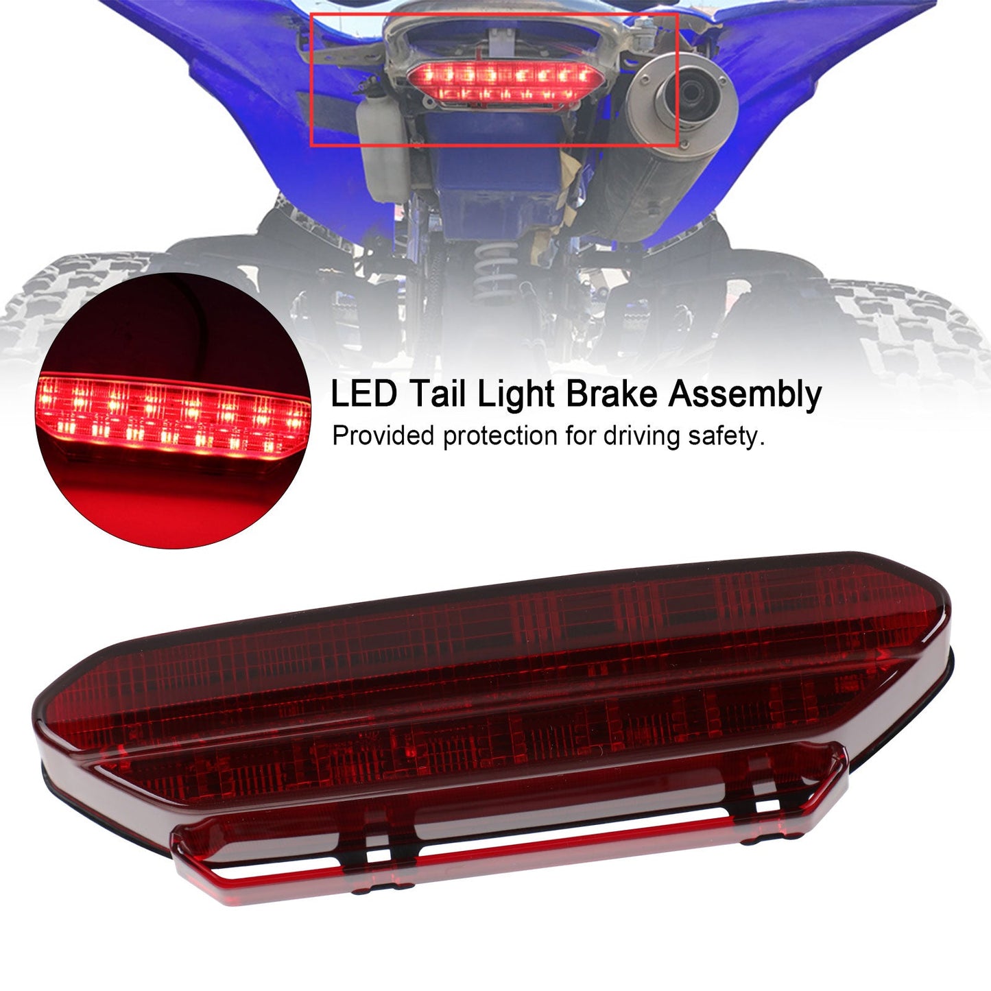 YAMAHA YFZ450 YFZ 450 2006-2009 5TG-84710-21-00 Fanale posteriore a LED Fanale posteriore