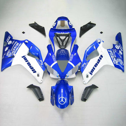 Amotopart 2000-2001 Yamaha YZF 1000 R1 Kit di carenatura blu e bianca