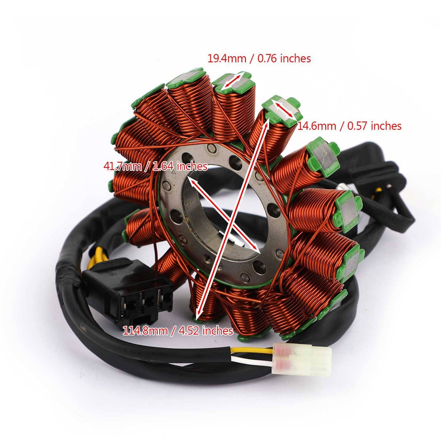 Areyourshop Alternatore Statore Generatore Fit per Honda CBR 1000 RA Fireblade 2010 - 2016 Generico