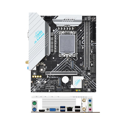 Scheda madre B760M-K Memoria DDR4 LGA-1700 pin La doppia interfaccia M.2 supporta il Wi-Fi