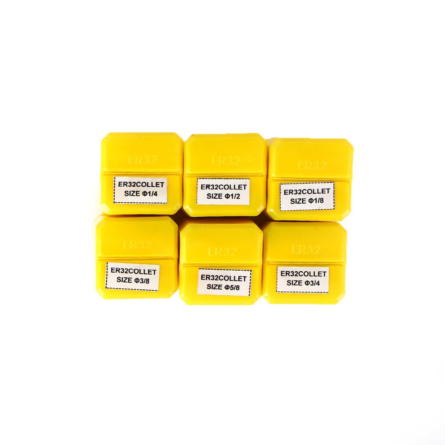 6Pcs ER32 Pinza a molla 1/2 "-5/8" per macchina per incisione di utensili per tornio di fresatura CNC