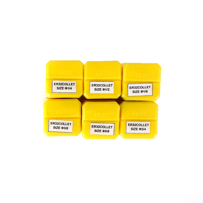 6Pcs ER32 Pinza a molla 1/2 "-5/8" per macchina per incisione di utensili per tornio di fresatura CNC
