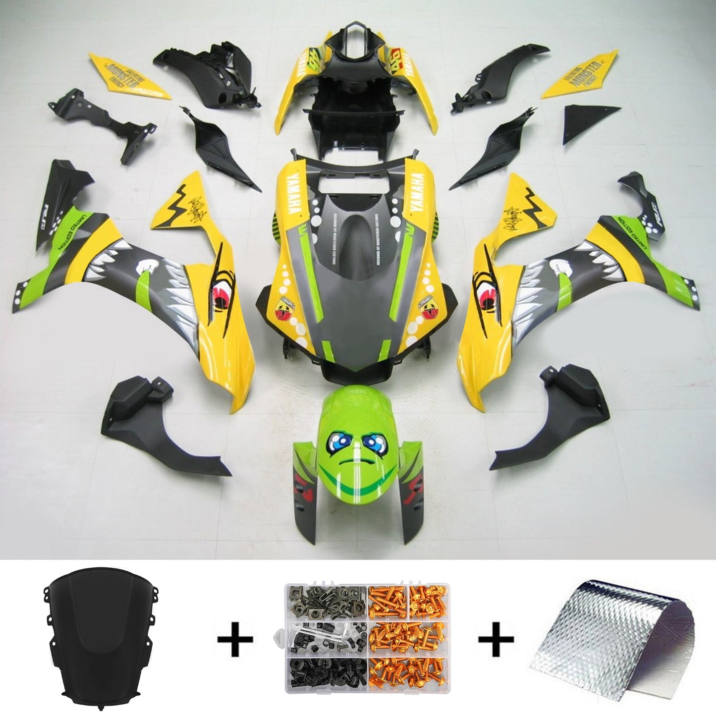 Yamaha YZF R1 2020-2023 Kit Carena Carrozzeria Plastica ABS