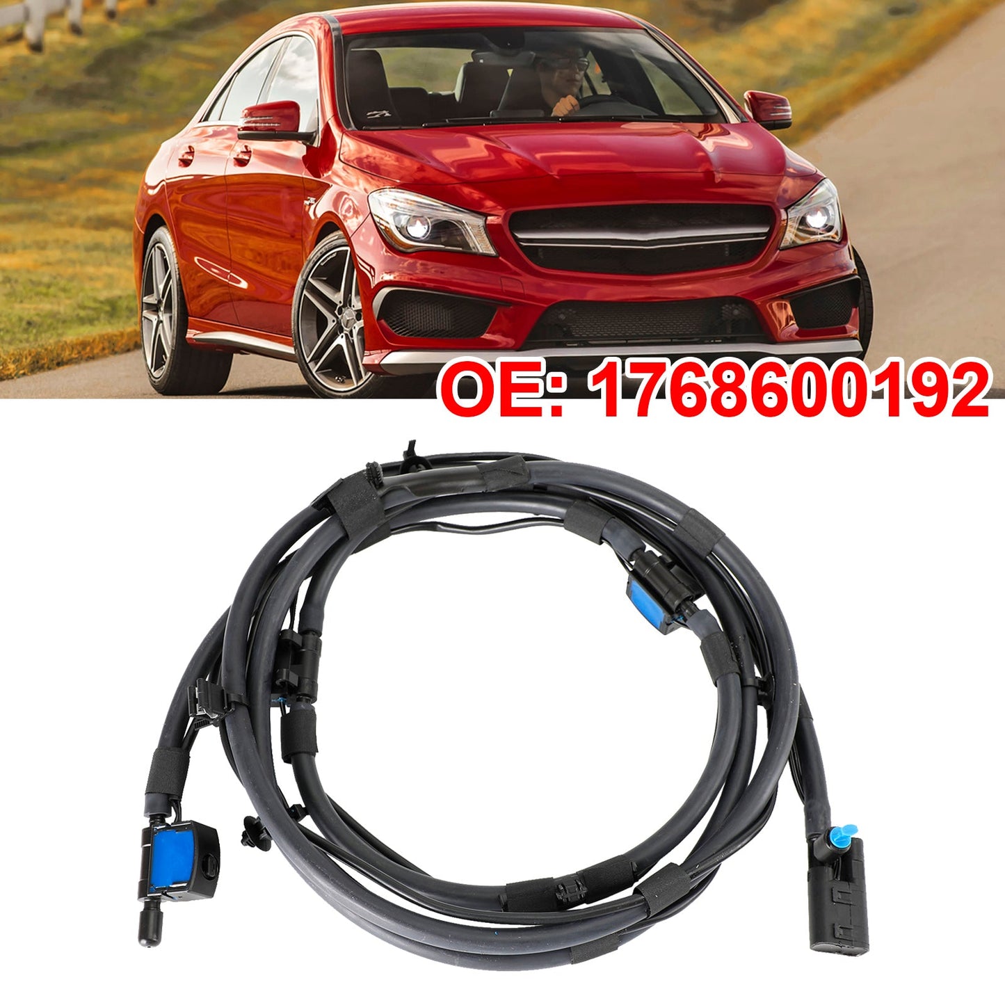 Mercedes ClA250 2014-2018 Gruppo ugello lavavetri riscaldato 1768600192 1768601392