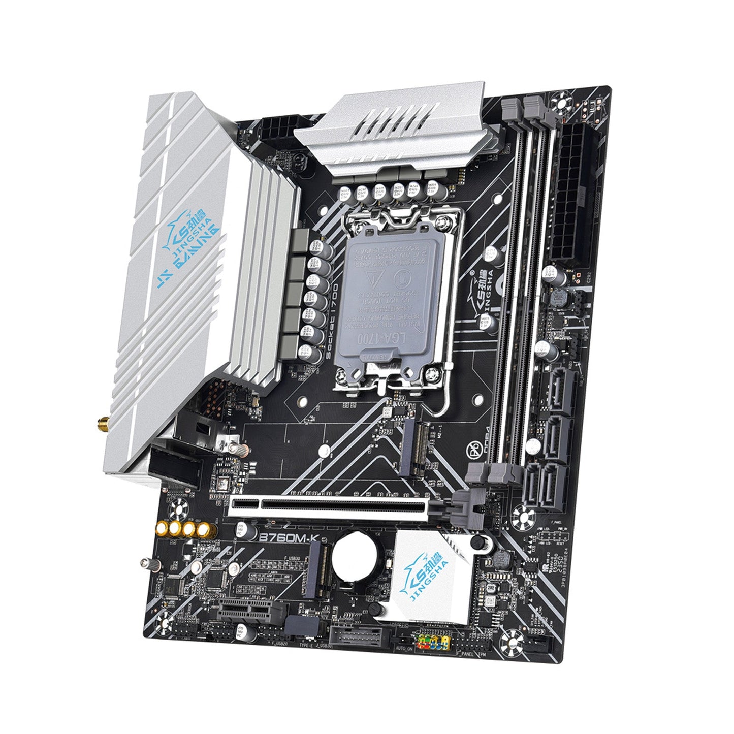 Scheda madre B760M-K Memoria DDR4 LGA-1700 pin La doppia interfaccia M.2 supporta il Wi-Fi