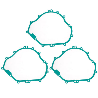 Guarnizione coperchio laterale statore sinistro 3 pezzi per Yamaha Kodiak 350 YFM35F 2007-2011