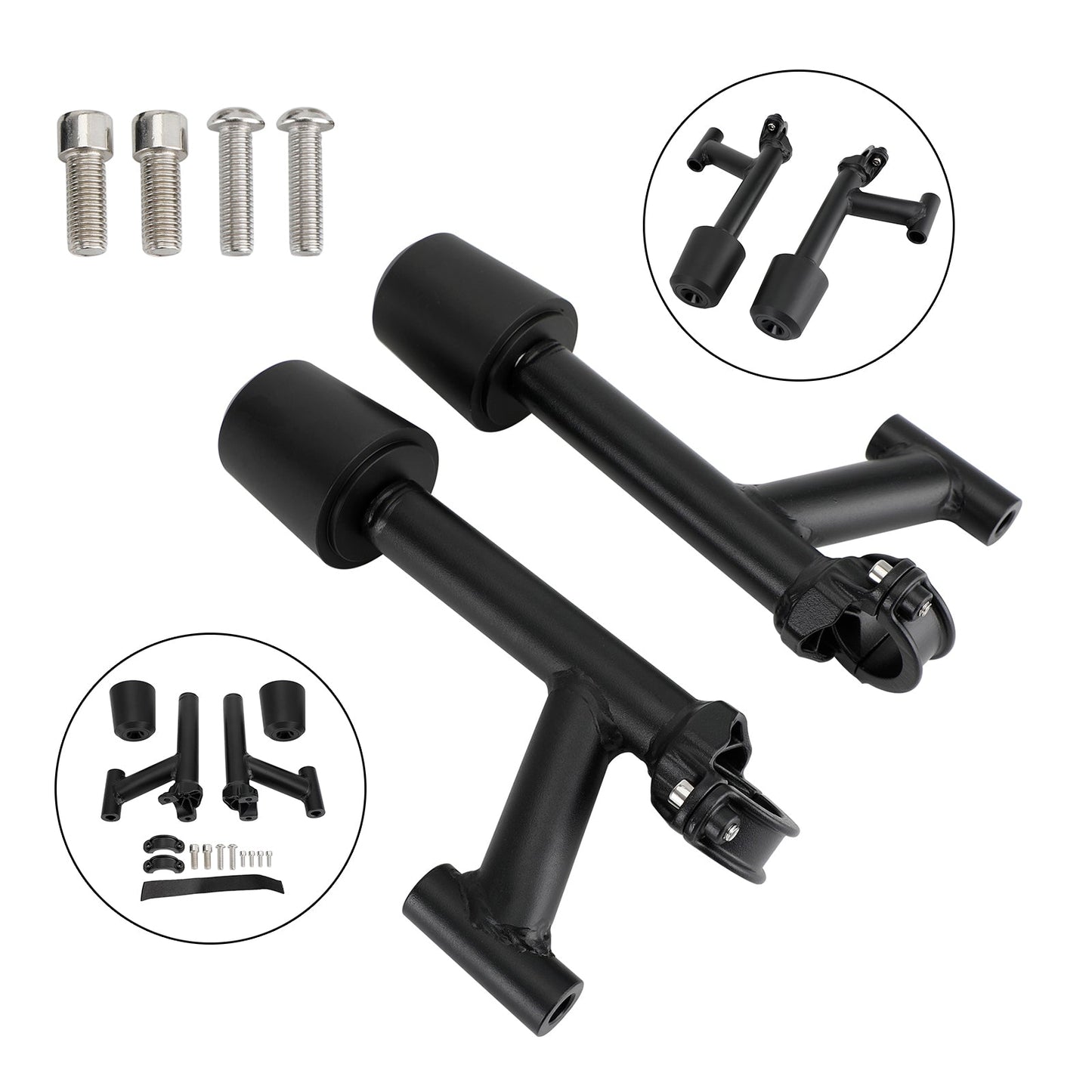 Rc390 Rc 390 2022-2024 Protezioni Paraurti Telaio Alluminio Nero