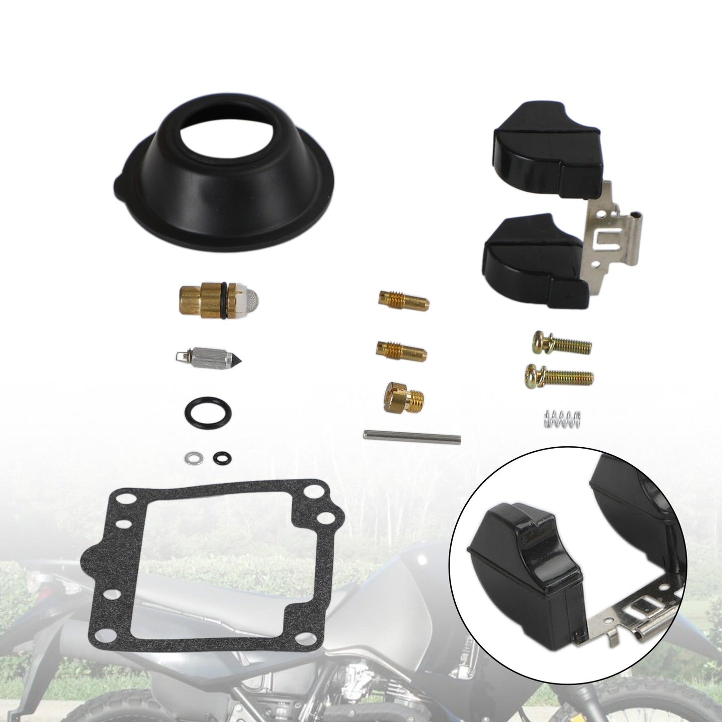 1980-1981 Yamaha XS1100 XS1100L XS1100S Carburatore Carb Rebuild Kit di riparazione