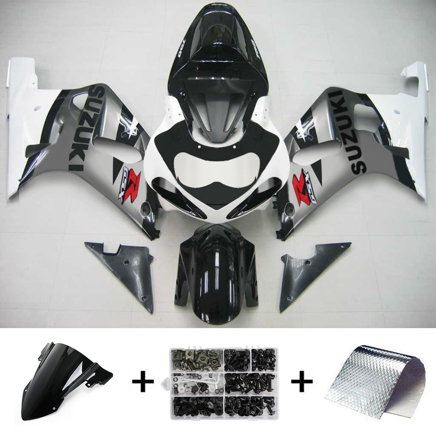 Kit carenatura Suzuki GSXR750 2001-2003 Carrozzeria Plastica ABS