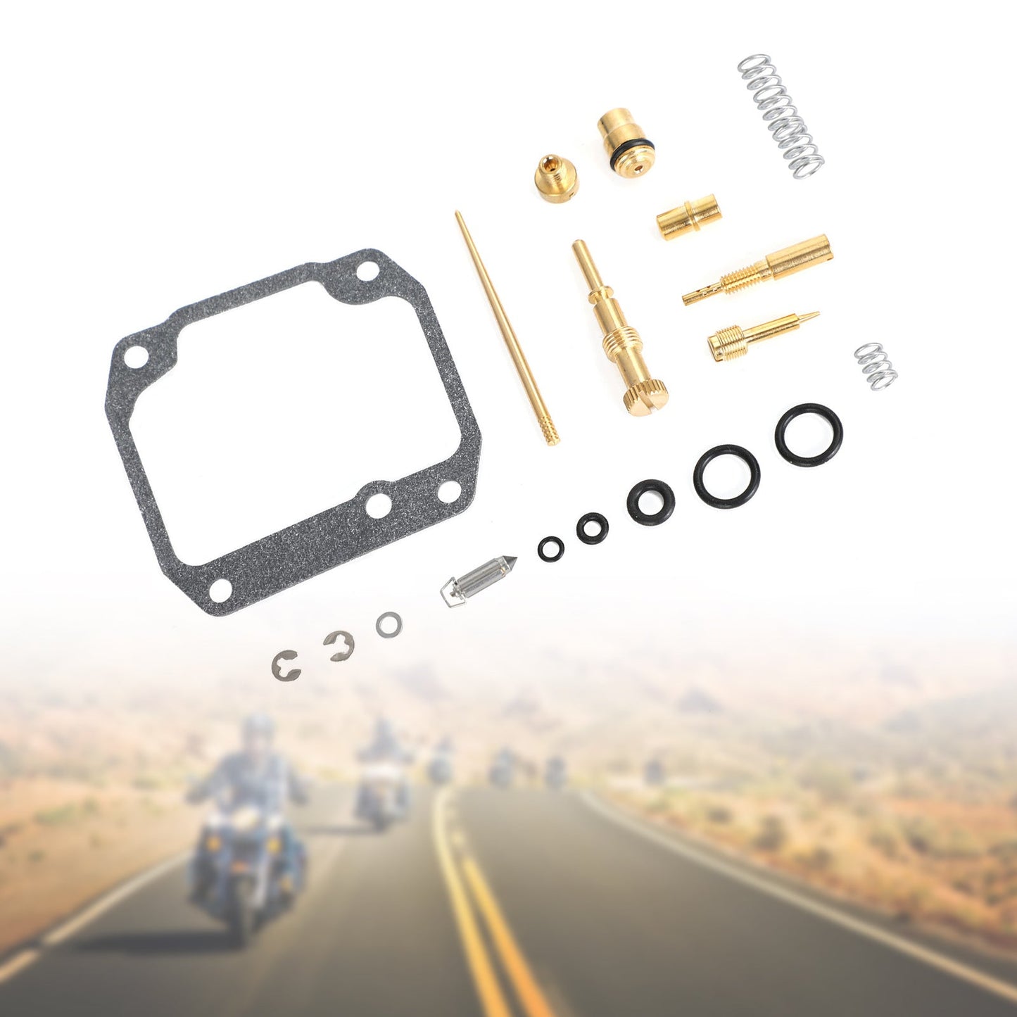 Carburatore Carb Rebuild Kit adatto per Suzuki Quadrunner 160 LT160E 2x4 1989-1992 Generico
