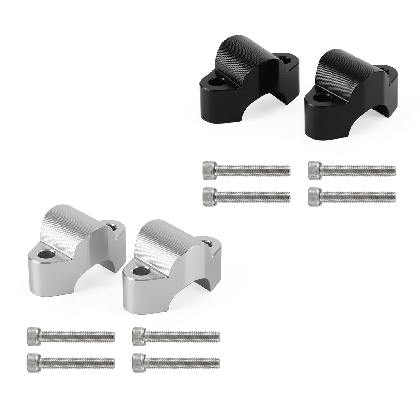 Morsetto riser per montaggio su manubrio Biller in alluminio per CFMOTO 800MT 800 MT 2021 2022 generico