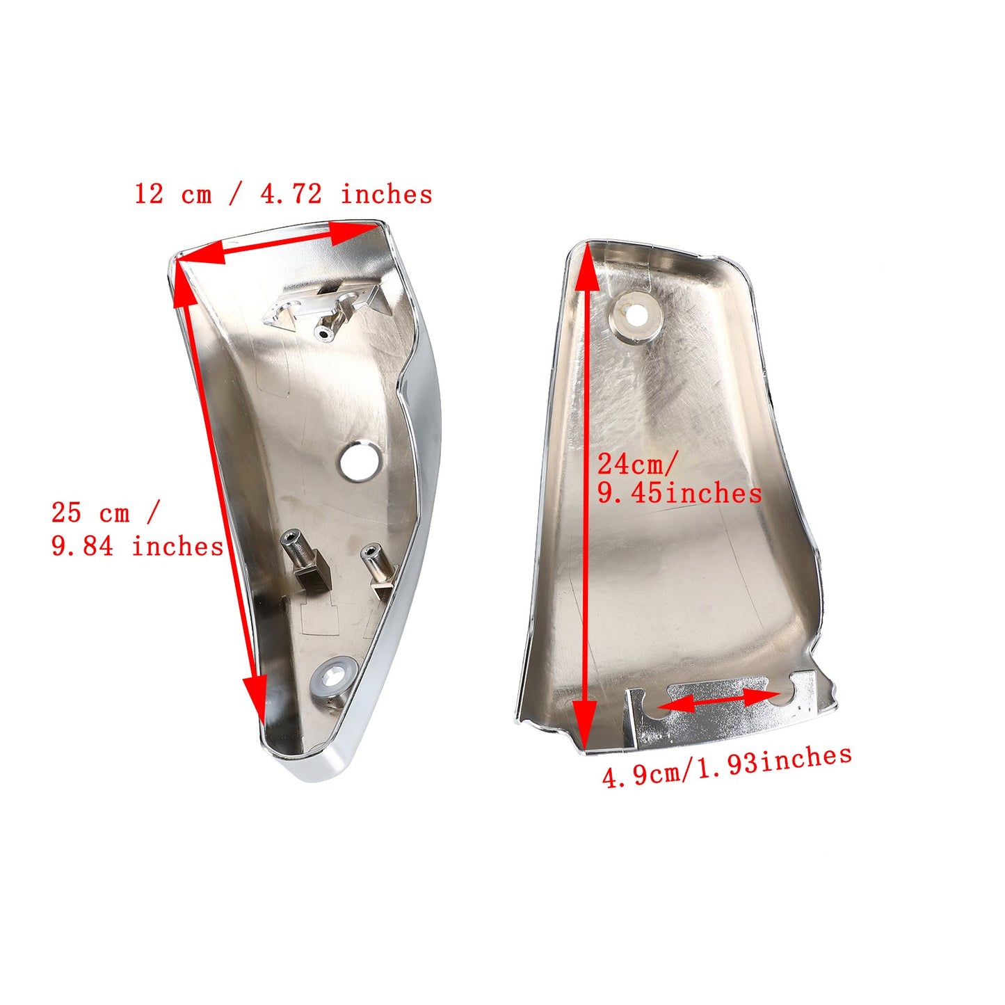Protezione coperchio laterale batteria adatta per Yamaha VStar 1300 XVS 1300 2007-2017 Generico
