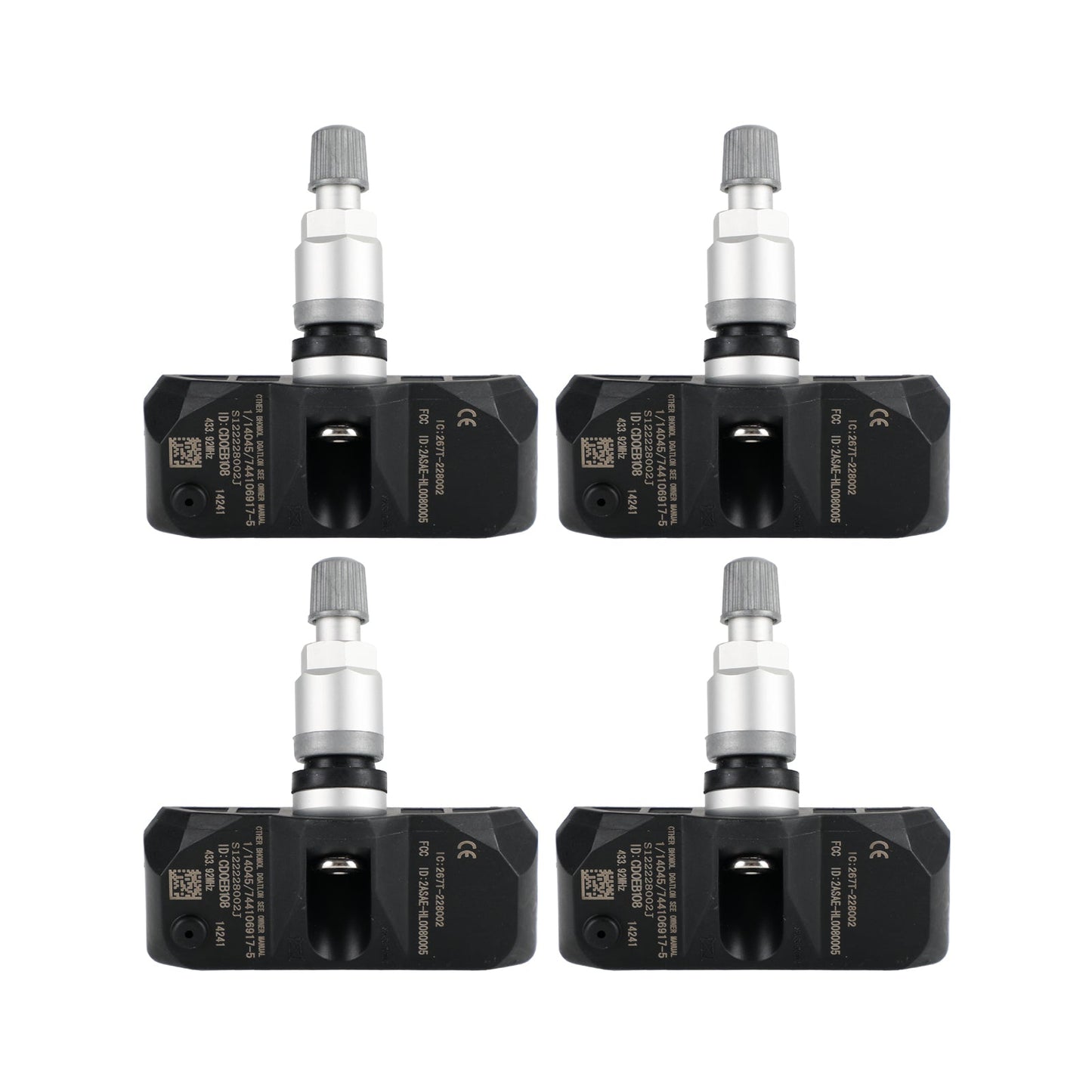 Benz GL550 GL320 S450 Sistema di monitoraggio della pressione dei pneumatici Sensore A0025406717 4 PZ