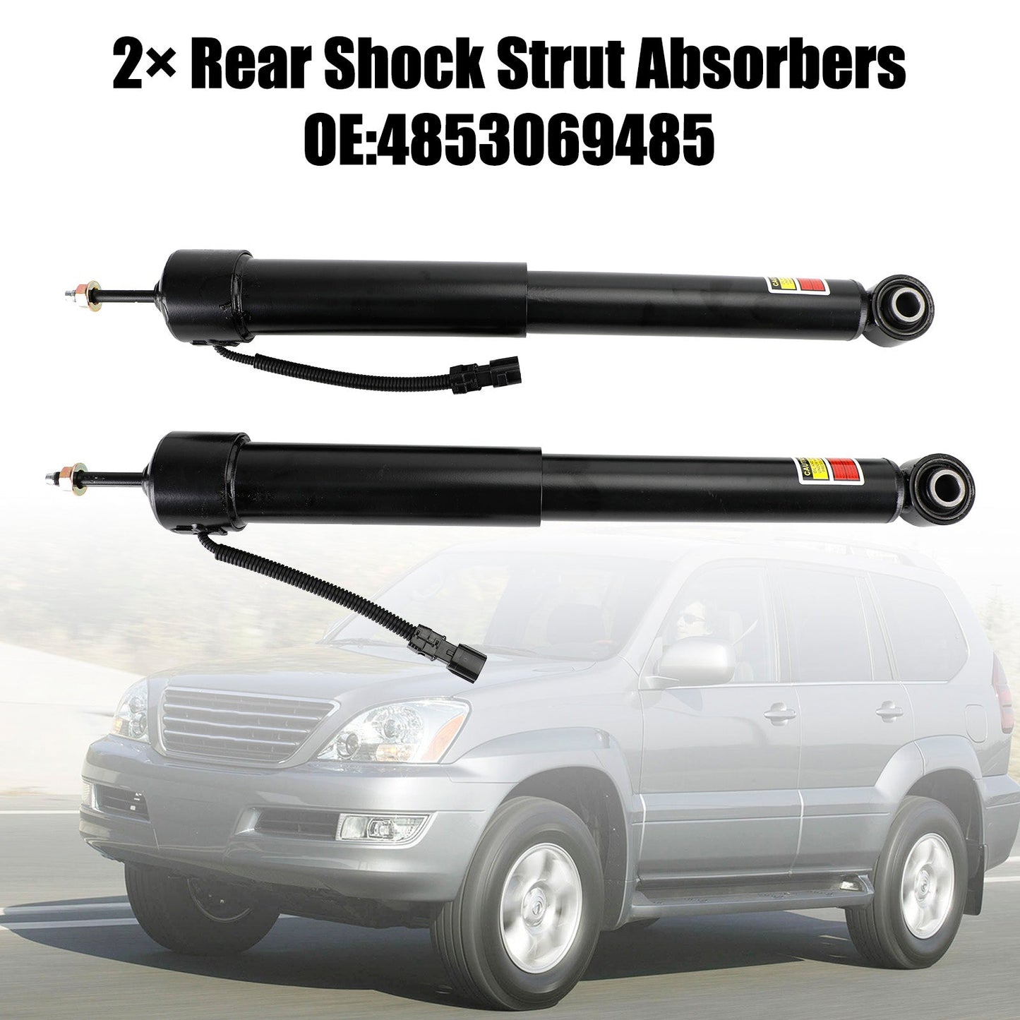 Toyota Lexus GX470 4.7L 2003-2009 4853069485 2× Ammortizzatori posteriori