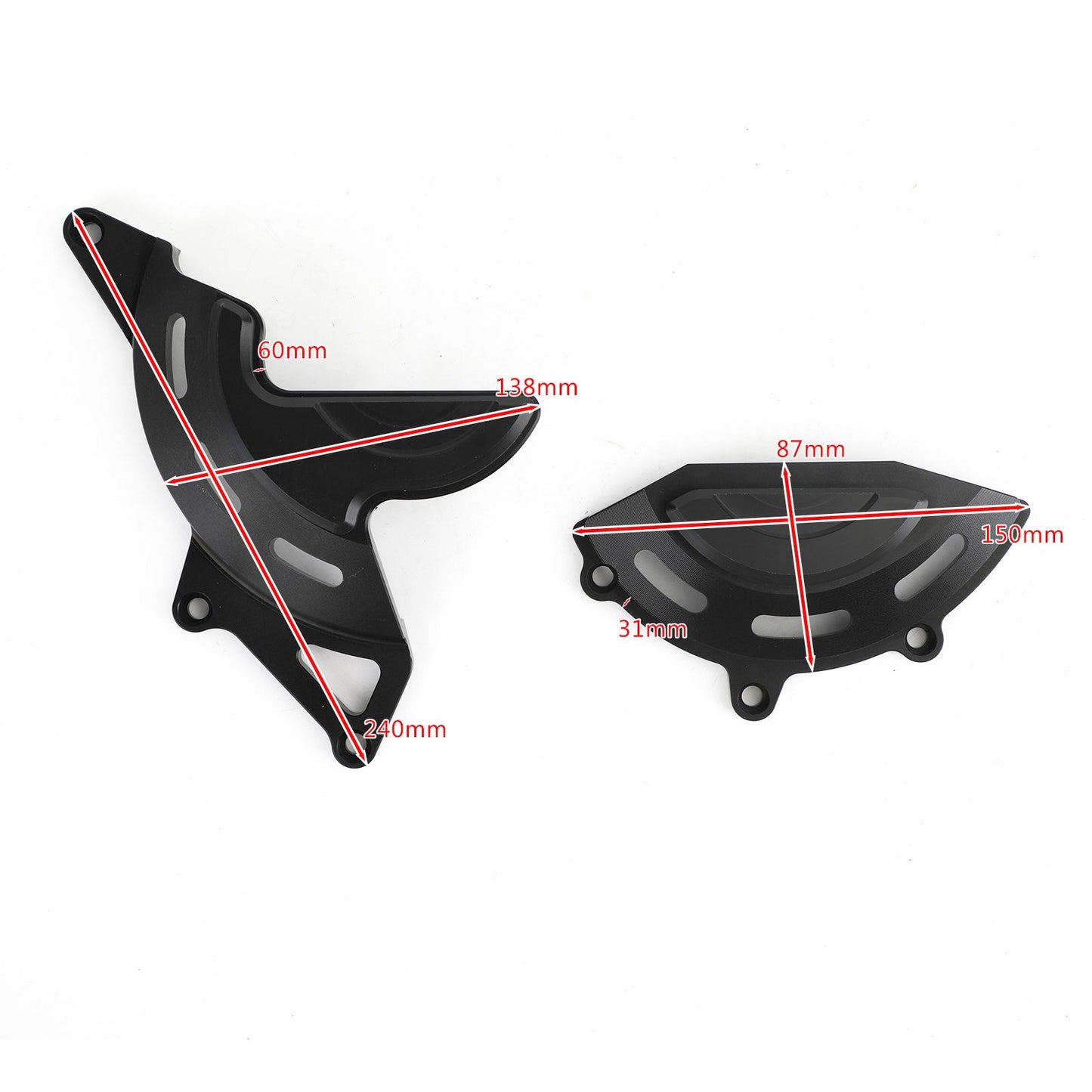 Caso della copertura dello statore del motore in alluminio adatto per Honda CB650R Neo Sports Cafe 2019 2020 generico