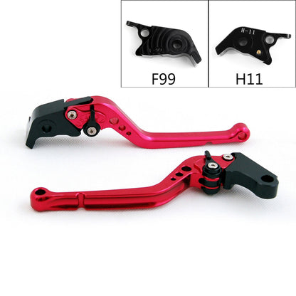 Leve freno frizione lunghe per Ducati 1299/1199/959/899 Panigale Xdiavel 749 nere generiche