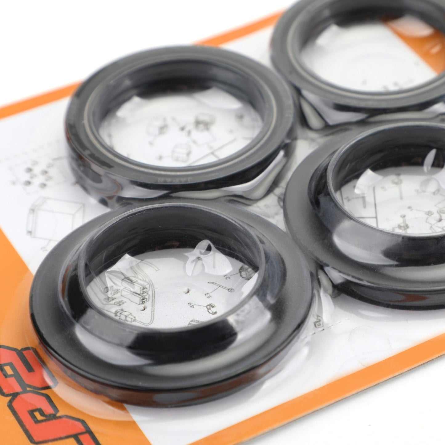 Kit guarnizioni e tergicristallo forcella per Buell Lightning X1 Thunderbolt S3 &amp; S3T 1999-2002 Generico