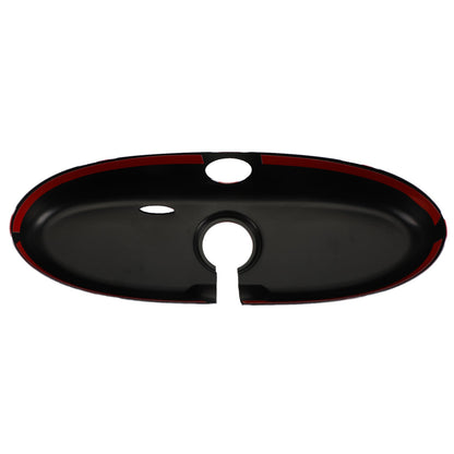 Copertura per specchietto retrovisore Union Jack UK Flag per MINI Cooper R55 R56 R57 Nero/Rosso