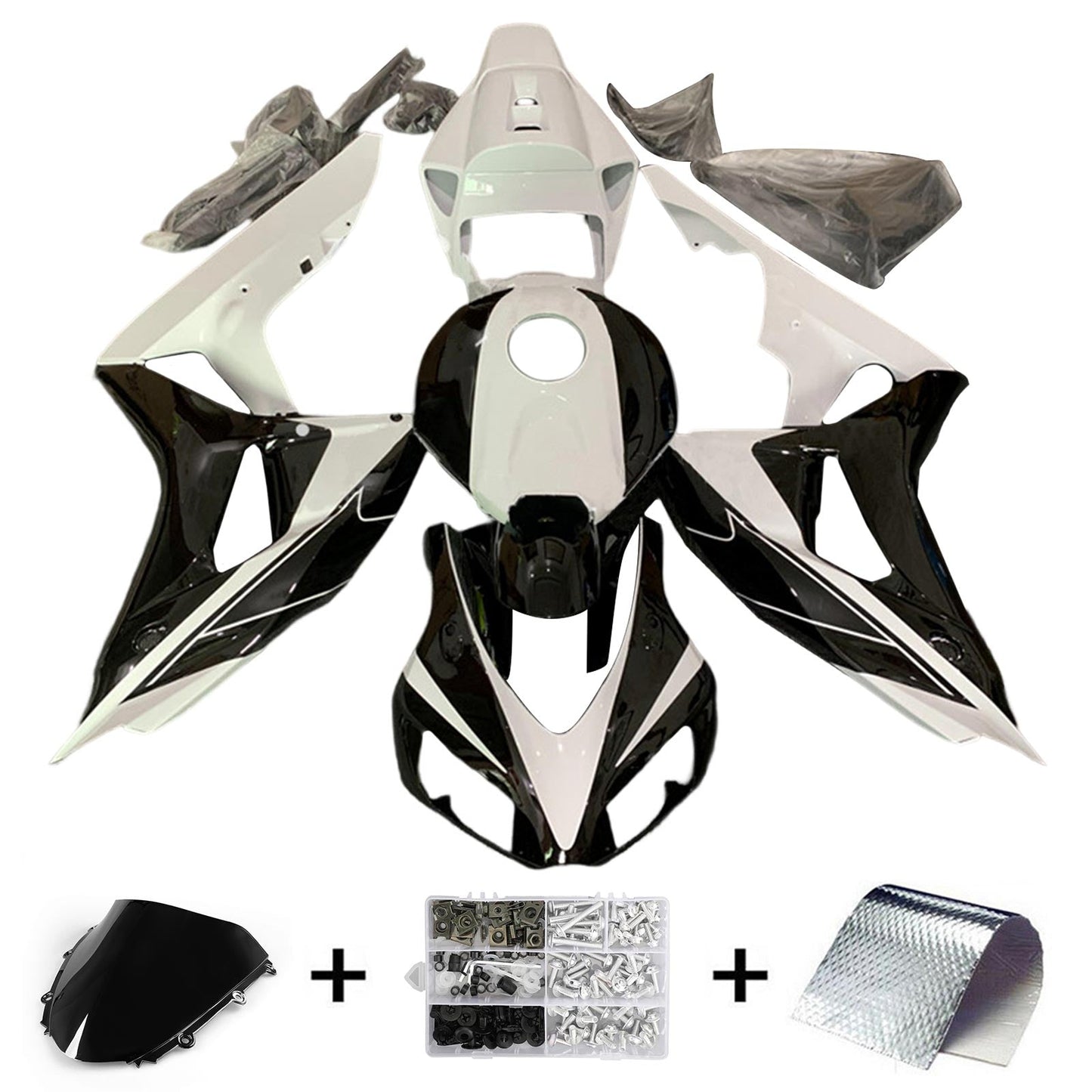 Amotopart Honda CBR1000RR 2006-2007 Kit carena Carrozzeria Plastica ABS