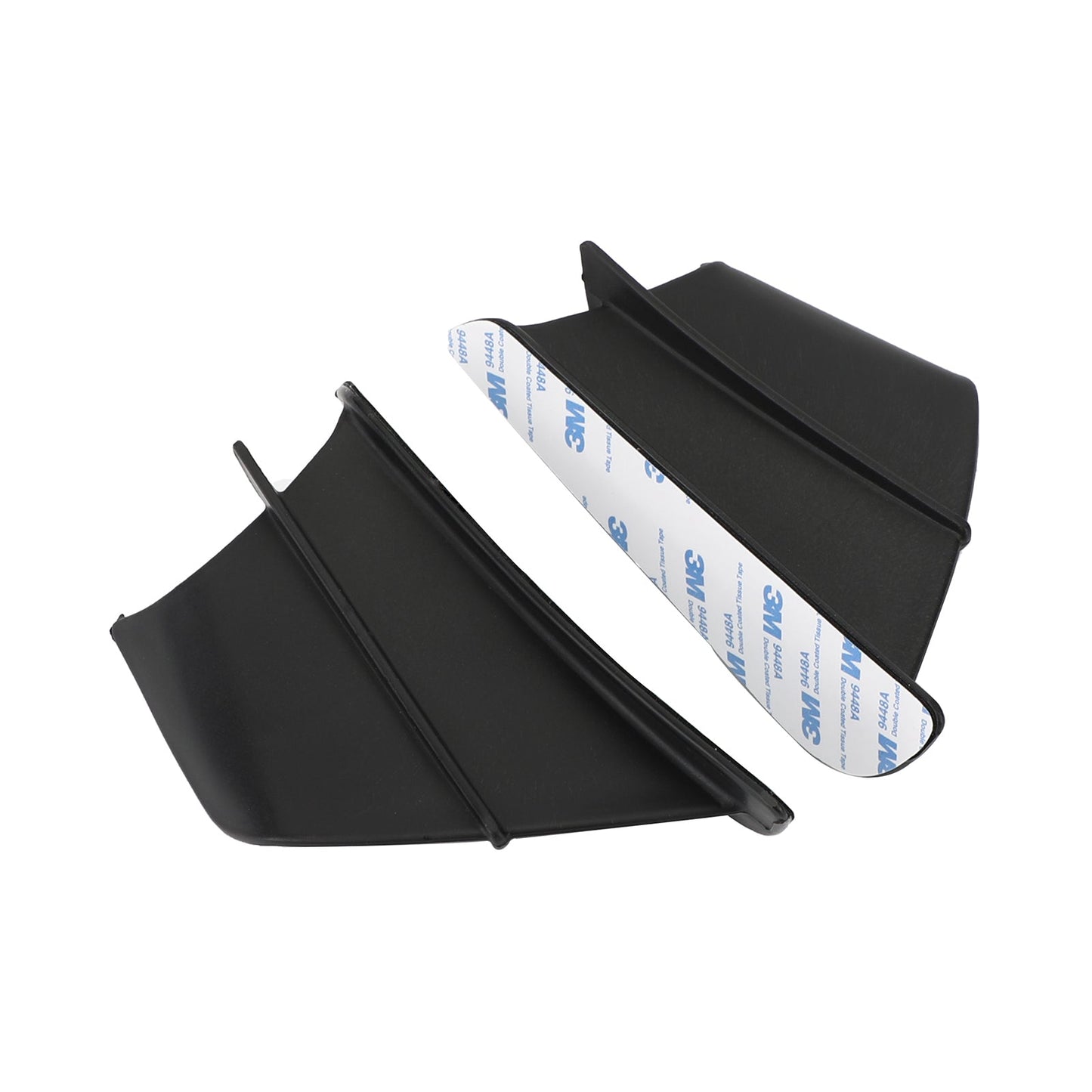 Black Side Winglet Wind Fin Spoiler Trim Cover per Honda Cbr650R Cbr500R Cb1000R Generico