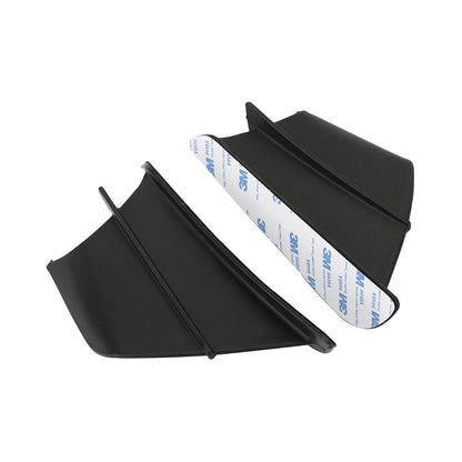 Black Side Winglet Wind Fin Spoiler Trim Cover per Honda Cbr650R Cbr500R Cb1000R Generico