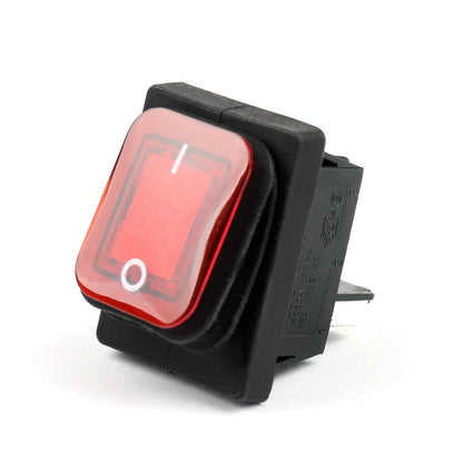 1 Pz RLEIL RL2-102 Impermeabile IP65 Auto Rocker Switch 4Pin ON/OFF 125/250VAC Rosso