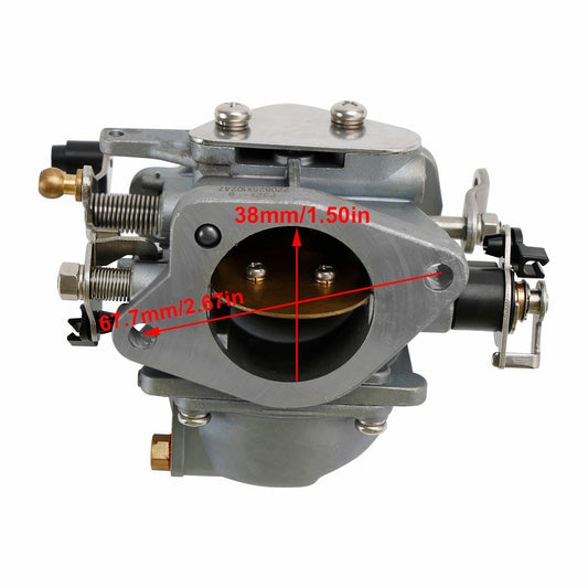 Carburatore Carb adatto per motore fuoribordo Yamaha 2 tempi 60HP E60 6K5-14301
