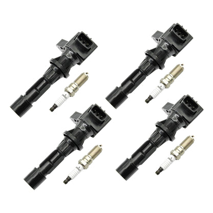 2009-2013 Mazda 6 L4 2.5L 4x Bobine di accensione + Candele UF540