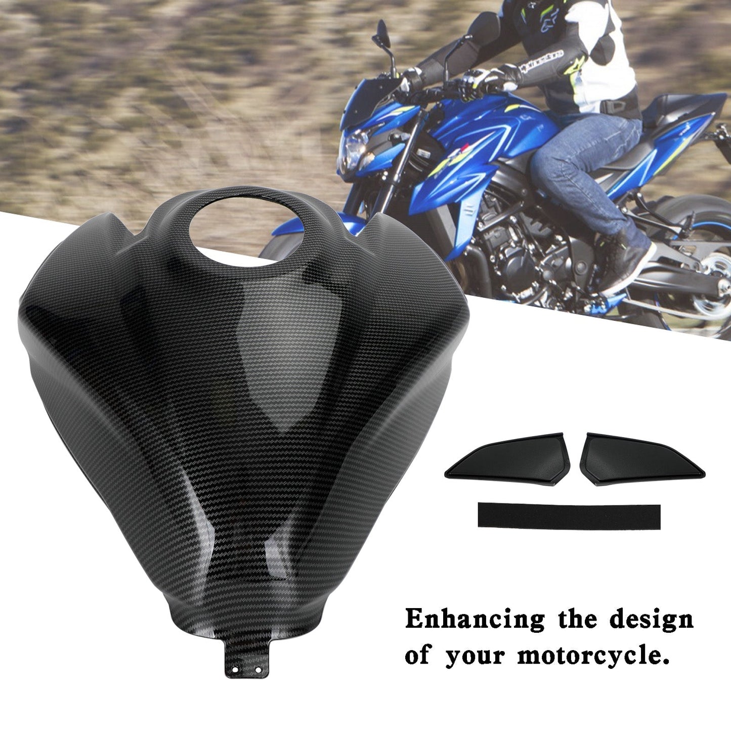 Protezione protezione coperchio serbatoio benzina Suzuki GSX-S 750 GSXS 2017-2021
