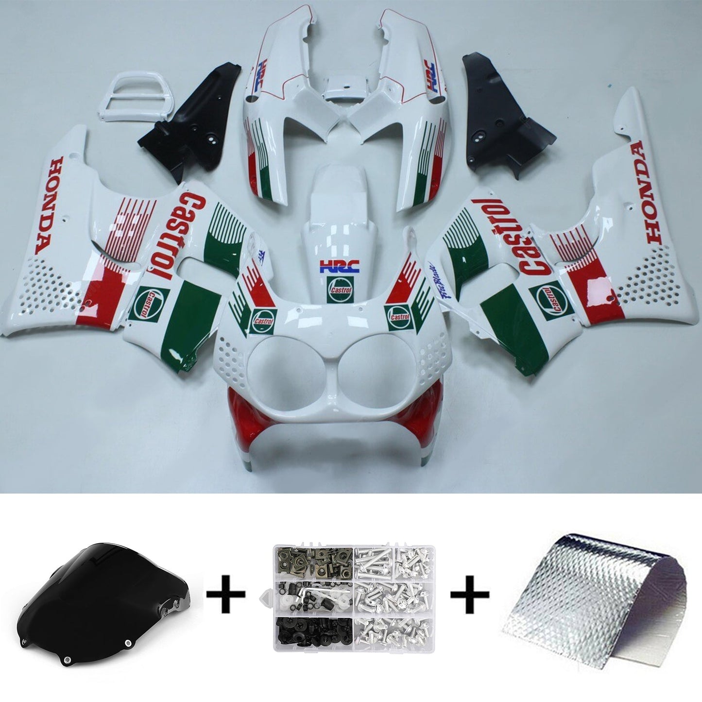 Amotopart Honda CBR900RR 893 1992-1993 Disory Kit Body Plastic Abs