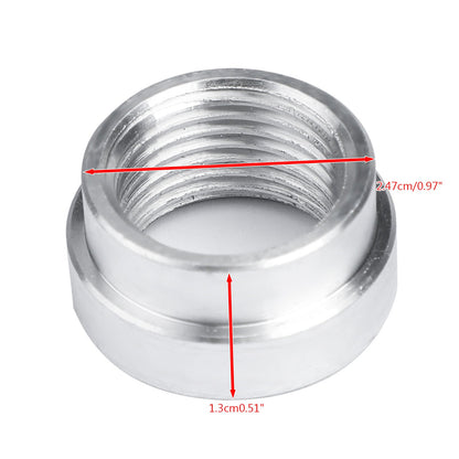 Saldatura in alluminio femmina M18X1.5 sul tappo del raccordo