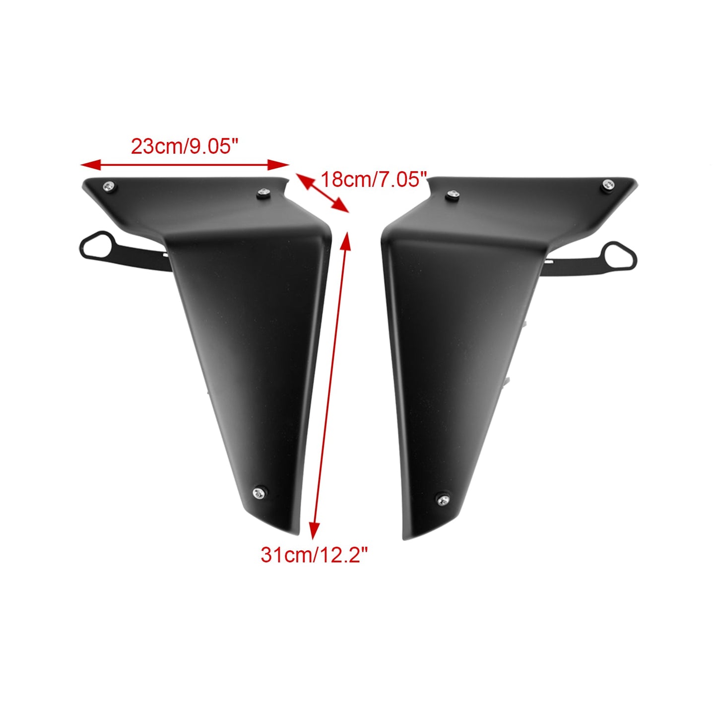 2021-2022 Yamaha MT-09 SP FZ09 Spoiler laterali Deflettore alare aerodinamico