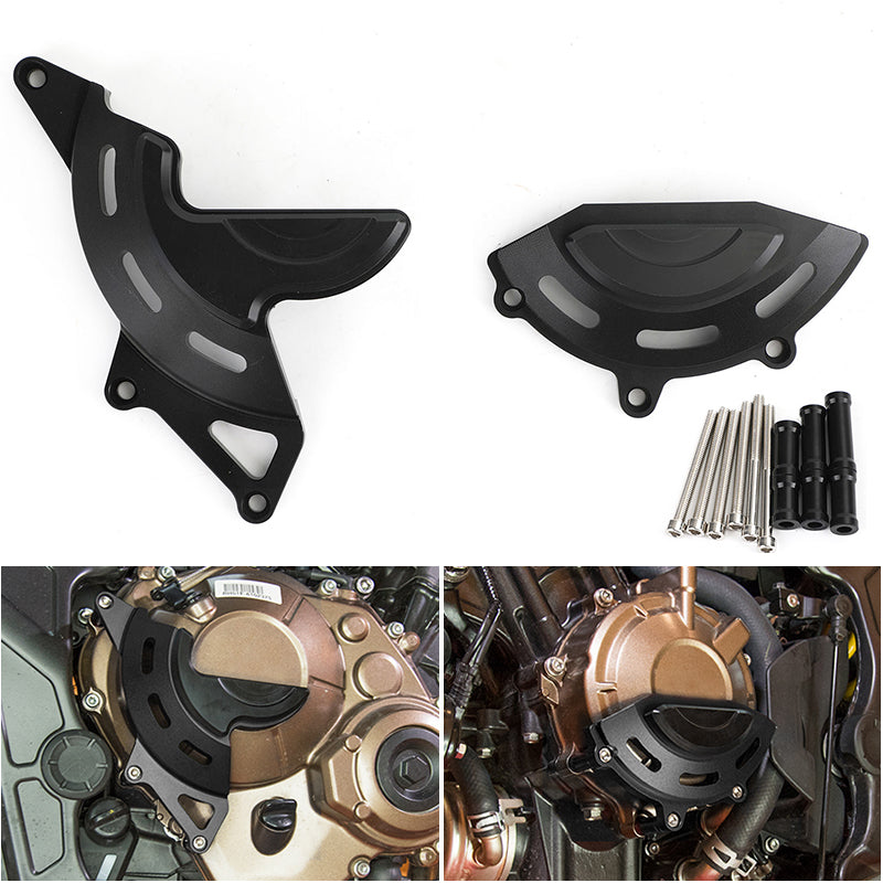 Caso della copertura dello statore del motore in alluminio adatto per Honda CB650R Neo Sports Cafe 2019 2020 generico