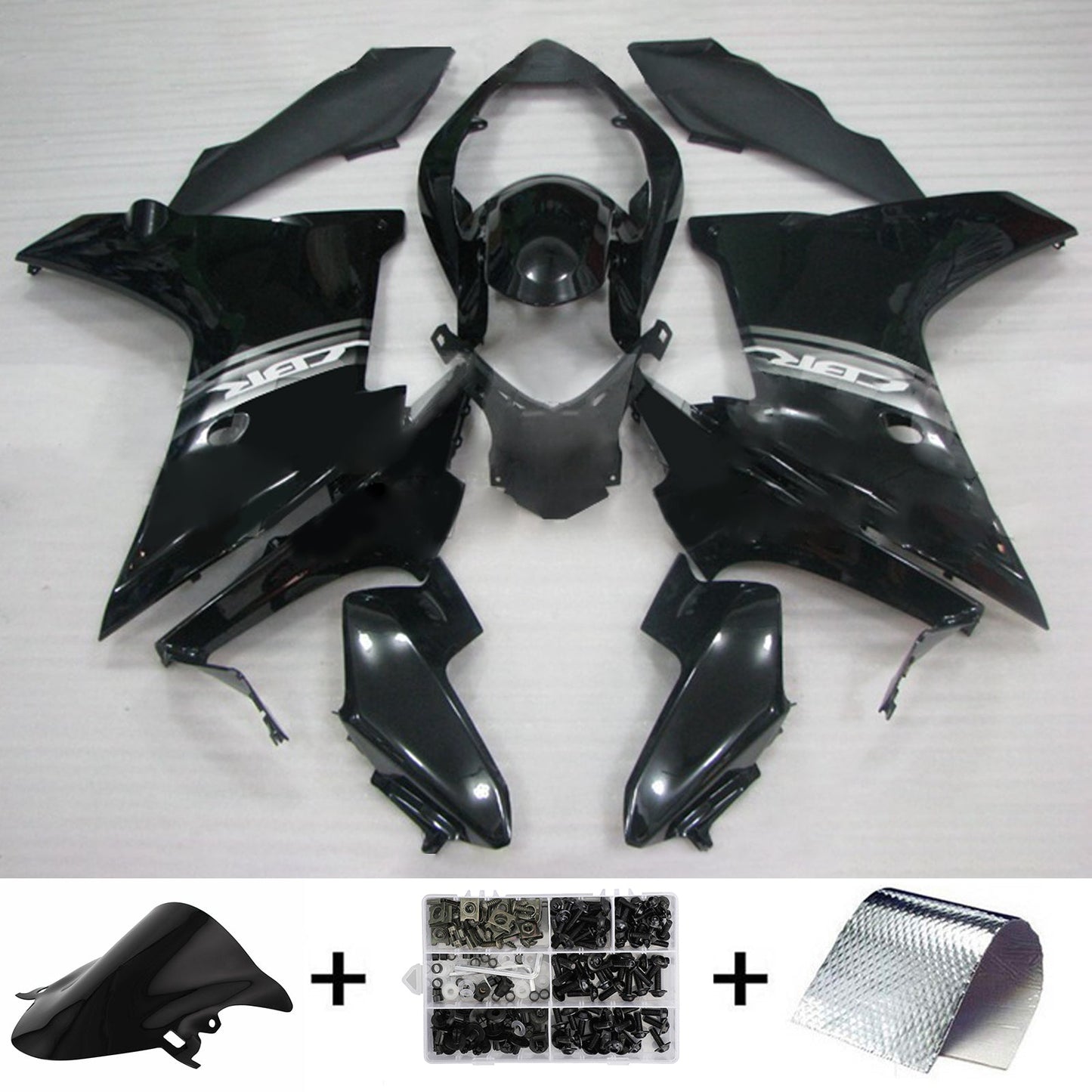 Amotopart Honda CBR600F 2011-2013 Kit carena Carrozzeria Plastica ABS