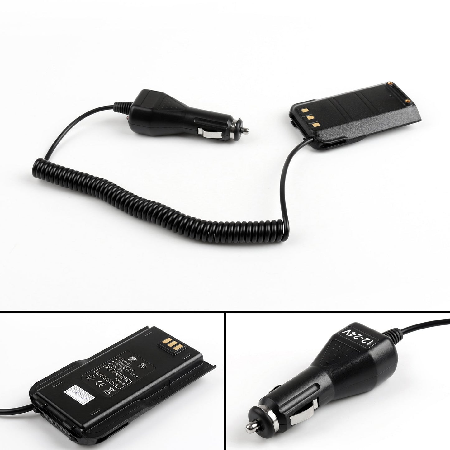 Eliminatore di batteria per caricabatteria da auto per TYT MD380 Retevis RT3 RT3 talkie bidirezionale