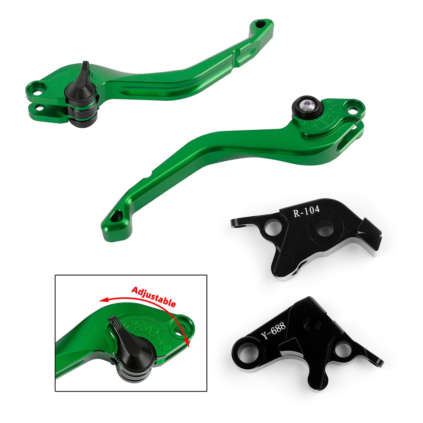 Yamaha YZF R1 R6 R6S VERSIONE CA/UE Leva freno frizione corta CNC