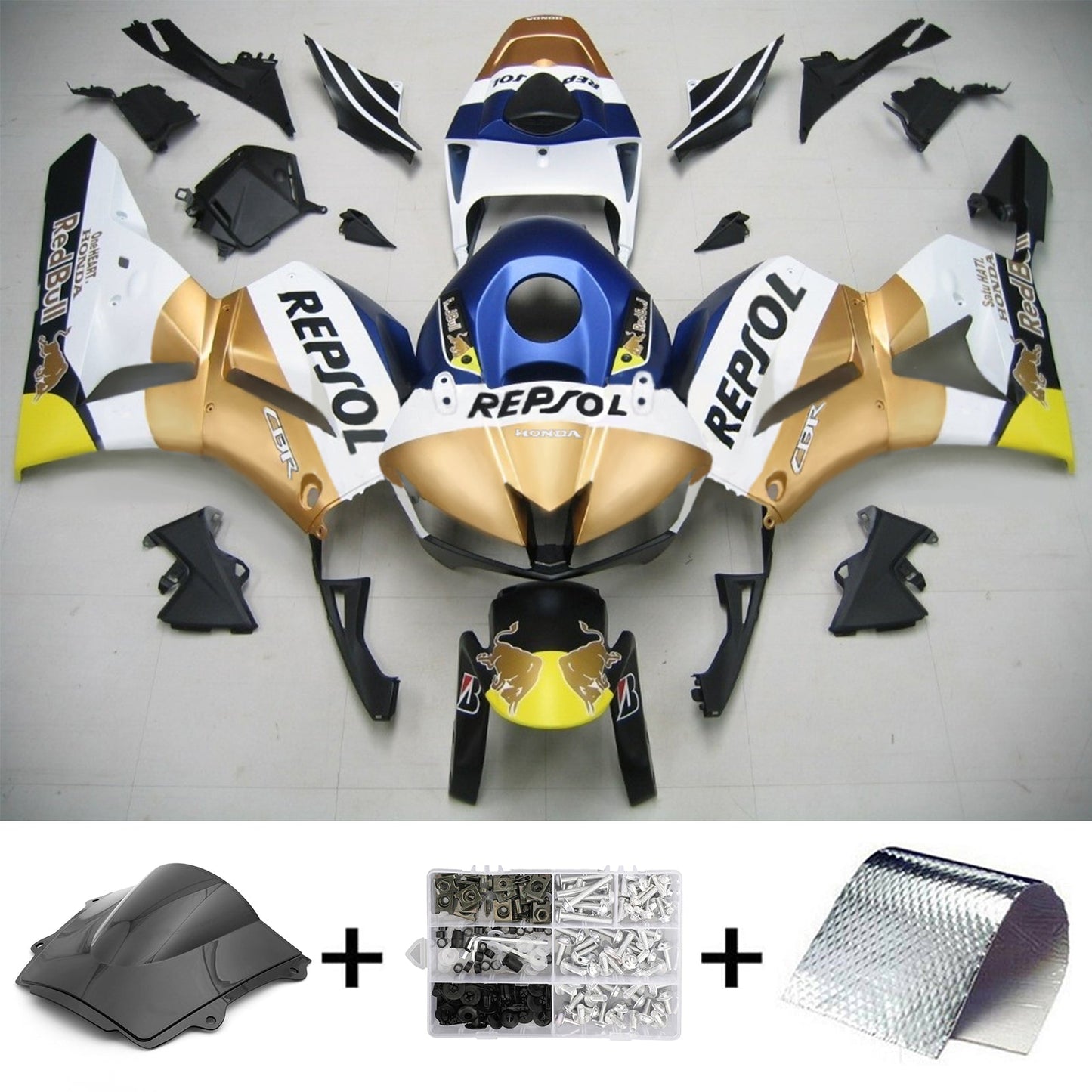 Kit carenatura Honda CBR600RR 2013-2026 F5 Carrozzeria Plastica ABS