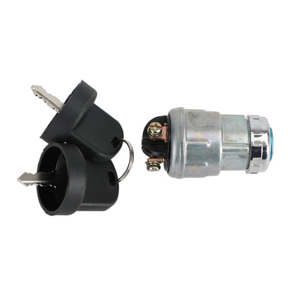 Interruttore a chiave per cilindro di accensione universale Copertura impermeabile 12V 2 chiavi per auto moto barca