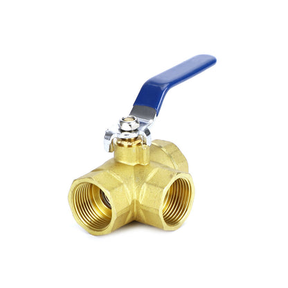 1" valvola a sfera femmina porta L 600 WOG NPT valvola a sfera in ottone filettato impianto idraulico