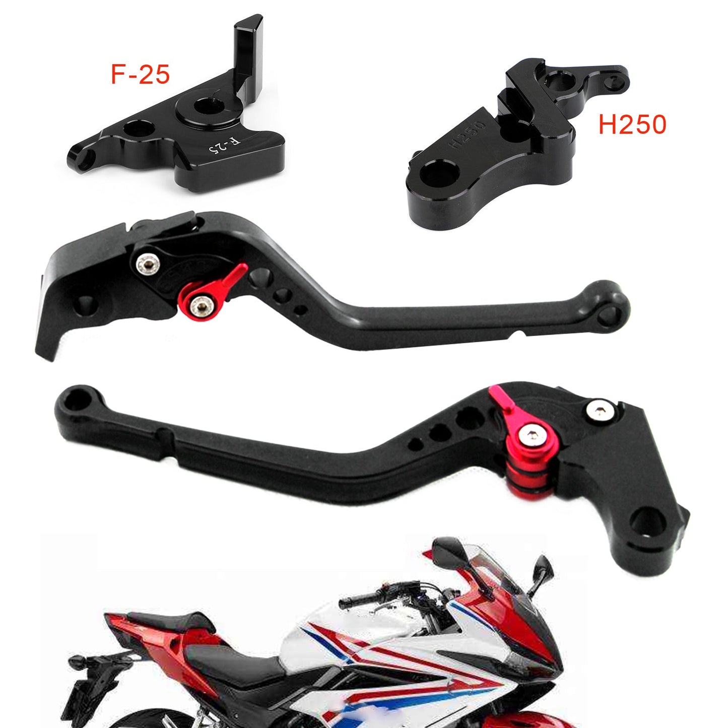 Leva Freno Frizione Lunga Per Honda CB500F CBR500R 13-15 CBR300RR CB300F 14-16 Generico