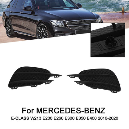 Mercedes Classe E W213 2 pezzi griglia paraurti fendinebbia griglia griglia rivestimento rivestimento