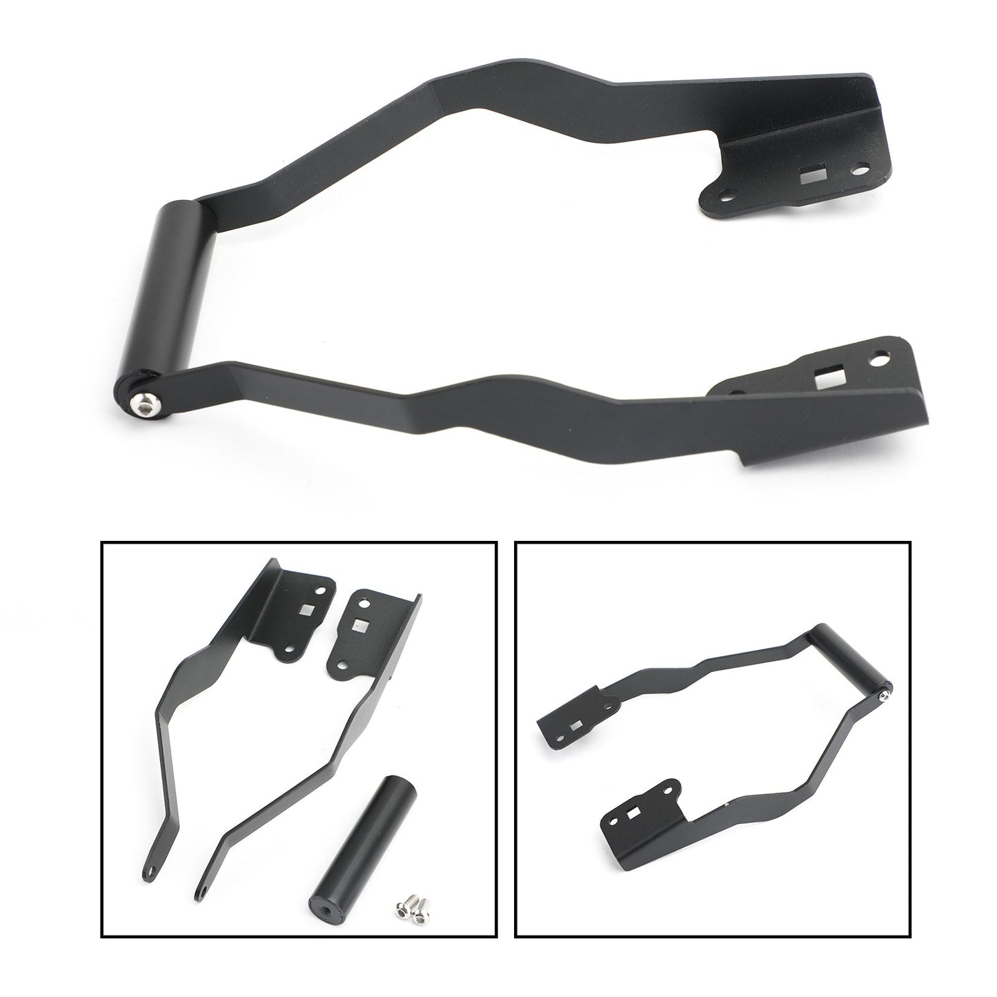 Supporto per smartphone/GPS per montaggio su staffa per parabrezza nero per BMW F750GS F850GS 18-19 generico