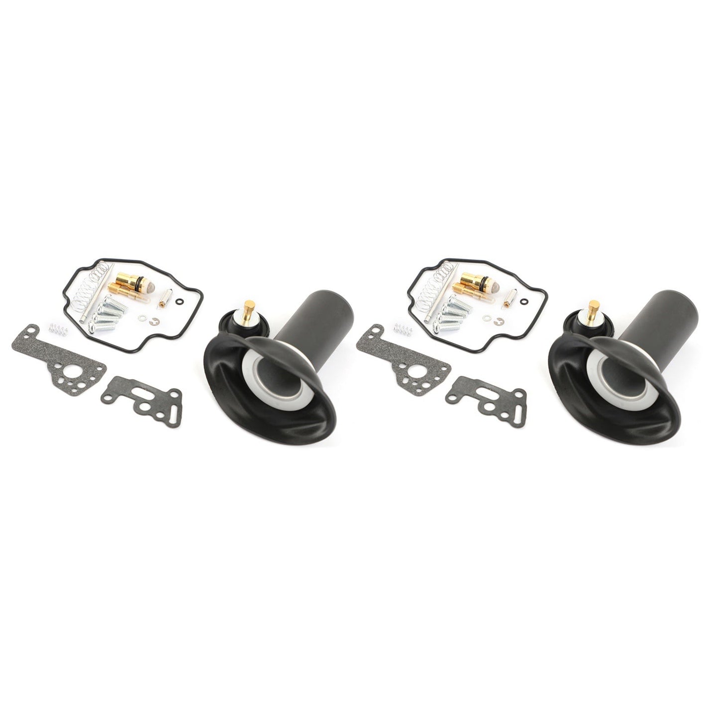 2set Carburatore Kit di Riparazione Stantuffo Diaframma per Yamaha VIRAGO 535 XV535 1990-01 Generico