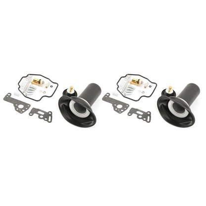 2set Carburatore Kit di Riparazione Stantuffo Diaframma per Yamaha VIRAGO 535 XV535 1990-01 Generico