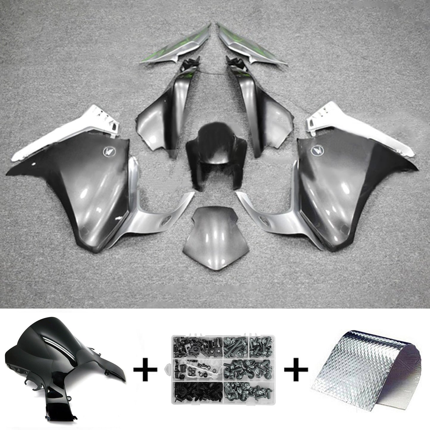 Amotopart Honda VFR1200 2010-2013 Kit carena Carrozzeria Plastica ABS