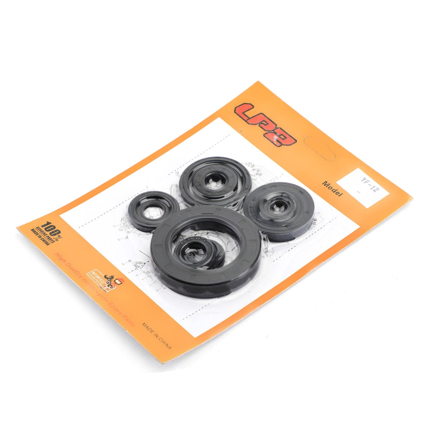 9pcs kit paraolio motore impostato per Honda CR250R 2002-2004 cr250r cr-250r generico