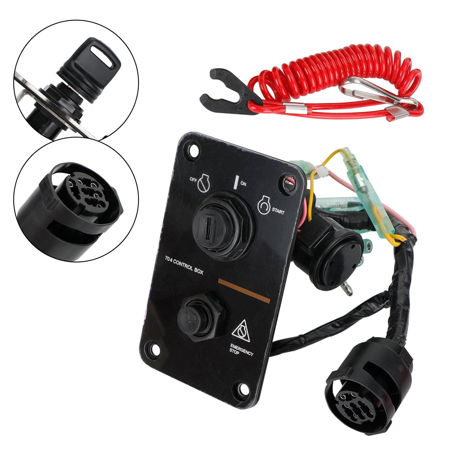 Pannello interruttore motore singolo adatto per motori fuoribordo Yamaha 704-82570-08-00