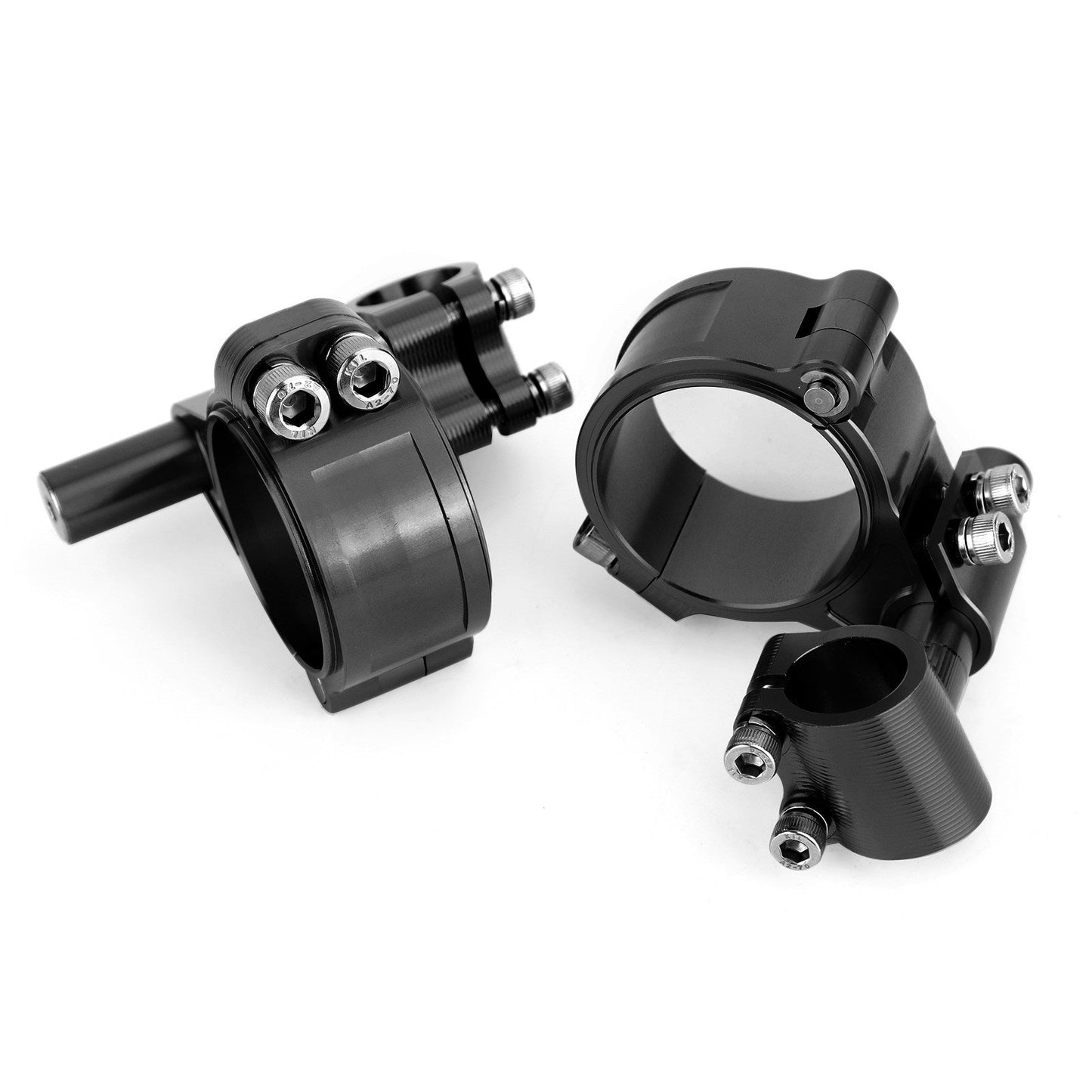 Kit manubrio forcella tubo forcella CNC girevole regolabile universale da 37 mm